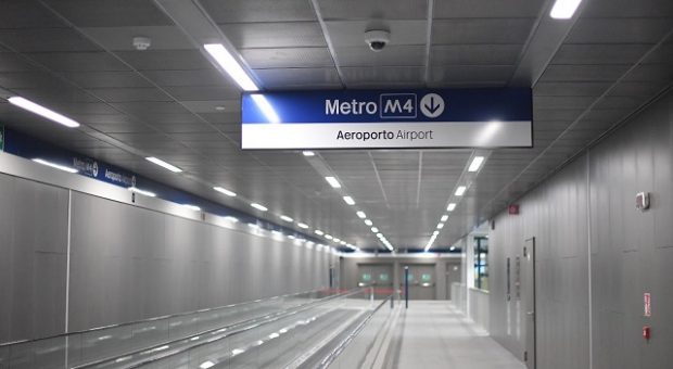 metro 4 linate airport metro